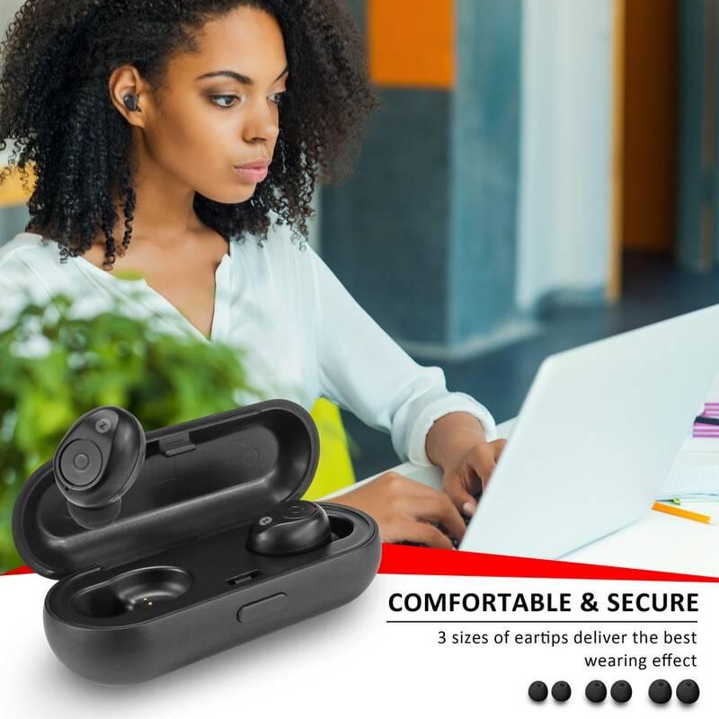 Sluchátka Intezze Pebble černá