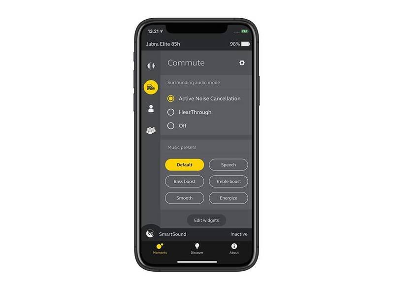 Sluchátka Jabra Elite 85h černá