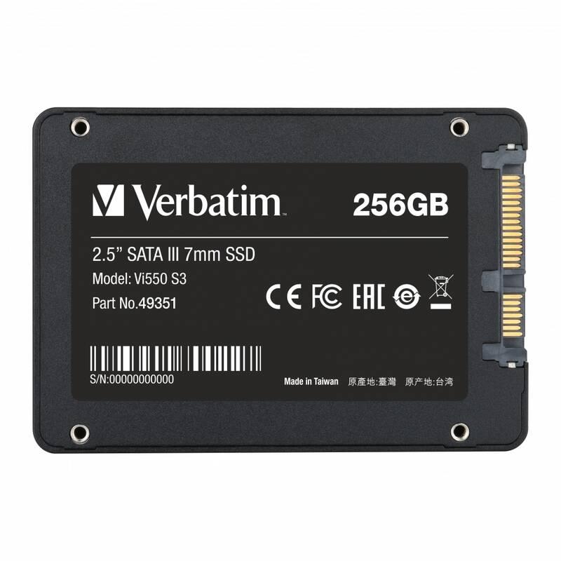 SSD Verbatim Vi550 S3 256GB, SATA III