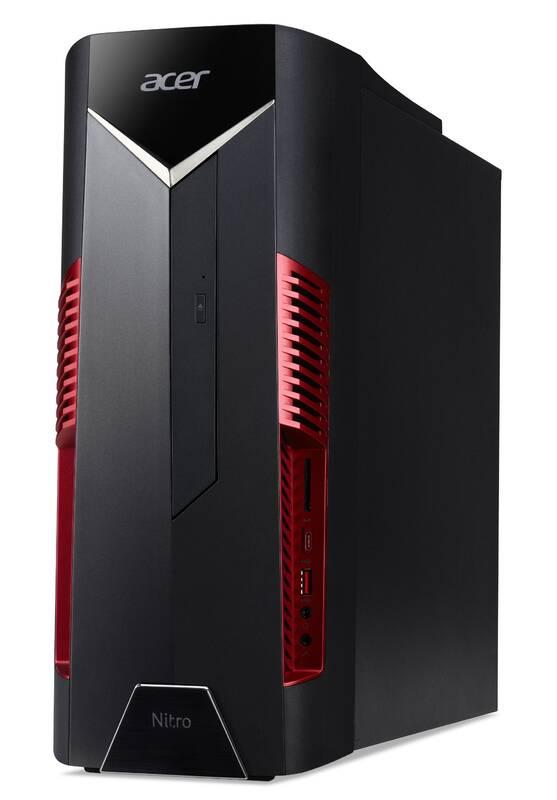 Stolní počítač Acer Nitro N50-600 černý červený