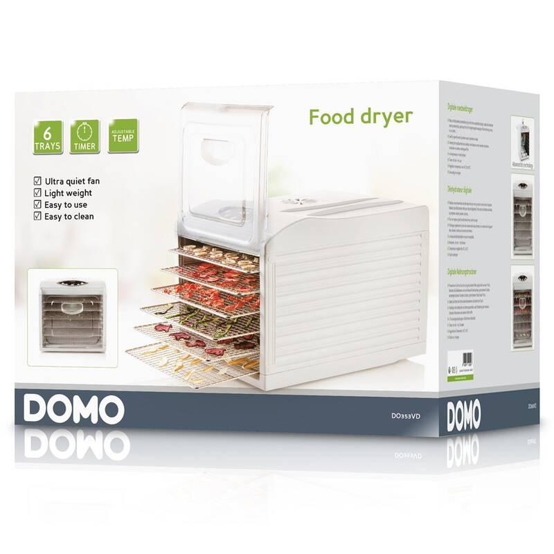 Sušička ovoce Domo DO353VD bílá