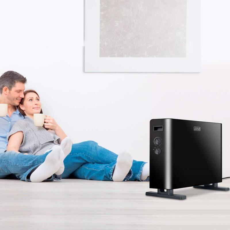 Teplovzdušný konvektor Black Decker BXCSH2000E černý