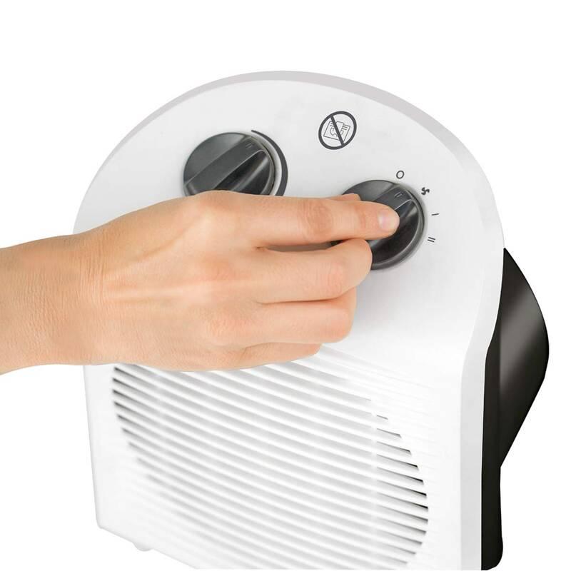 Teplovzdušný ventilátor Black Decker BXSH2000E bílý