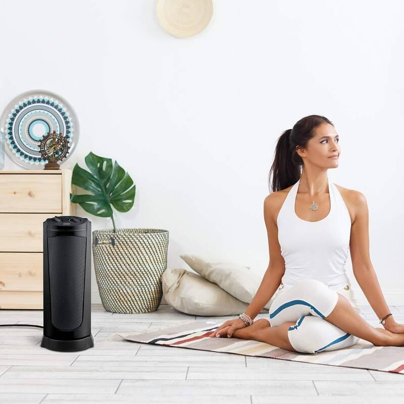 Teplovzdušný ventilátor Black Decker BXSH2002E černý