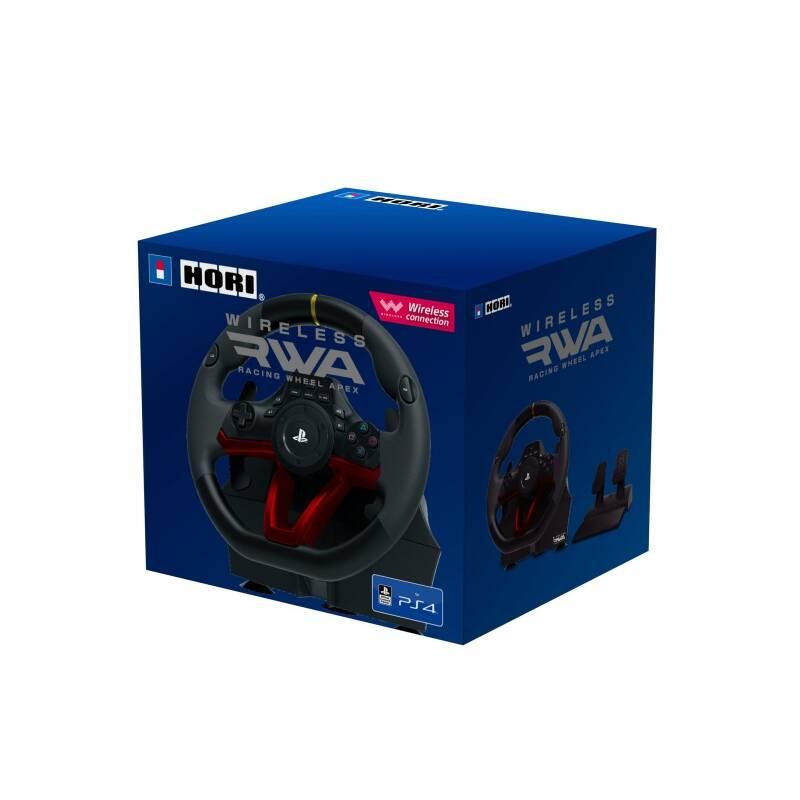 Volant HORI Wireless Bluetooth Racing Wheel Apex pro PS4, PS3, PC černý