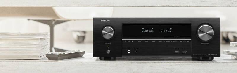 AV Receiver Denon AVR-X1600H DAB černý