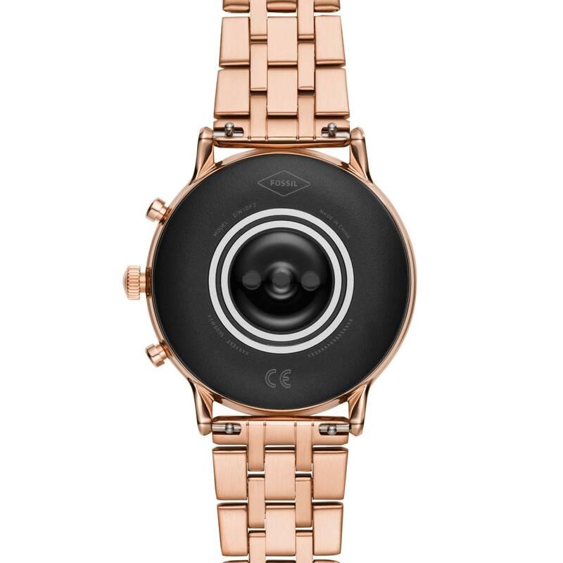 Chytré hodinky Fossil FTW6035 HR - Rose gold stainless steel