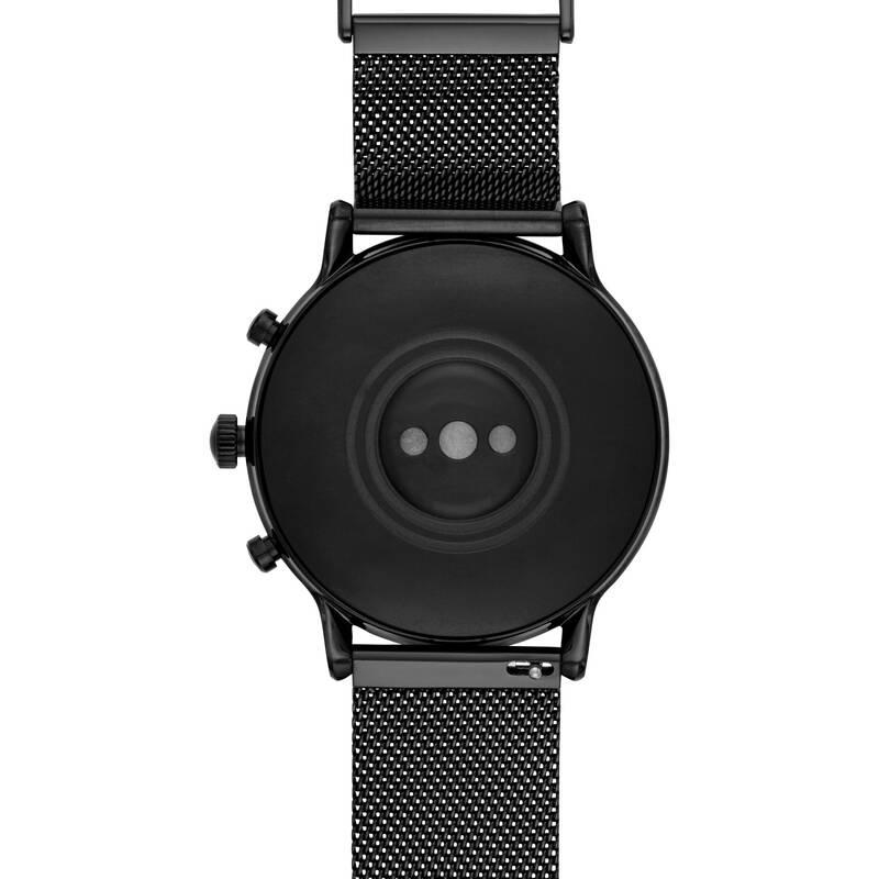 Chytré hodinky Fossil FTW6036 HR - Black stainless steel, Chytré, hodinky, Fossil, FTW6036, HR, Black, stainless, steel