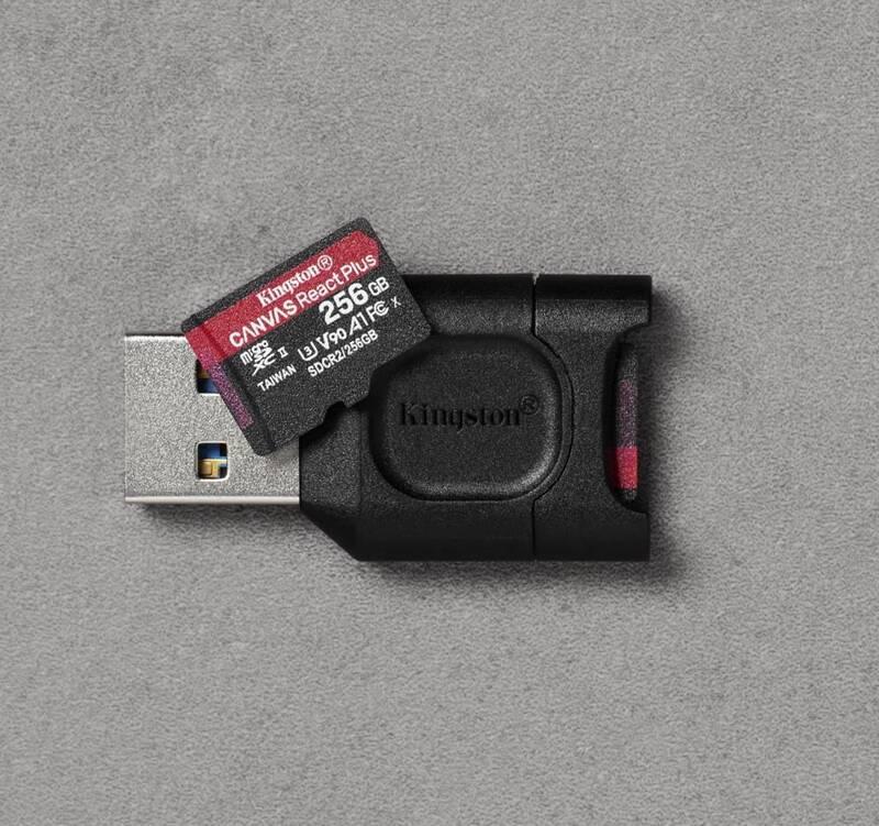Čtečka paměťových karet Kingston MicroSD MobileLite Plus UHS-II černá