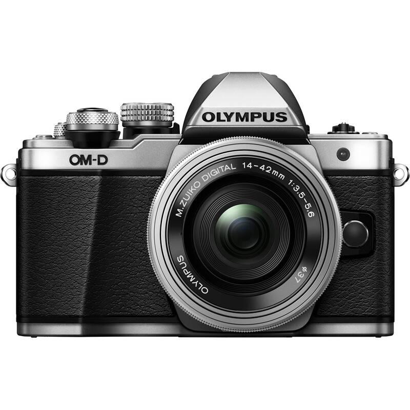Digitální fotoaparát Olympus E-M10 Mark II 14-42 KIT stříbrný, Digitální, fotoaparát, Olympus, E-M10, Mark, II, 14-42, KIT, stříbrný