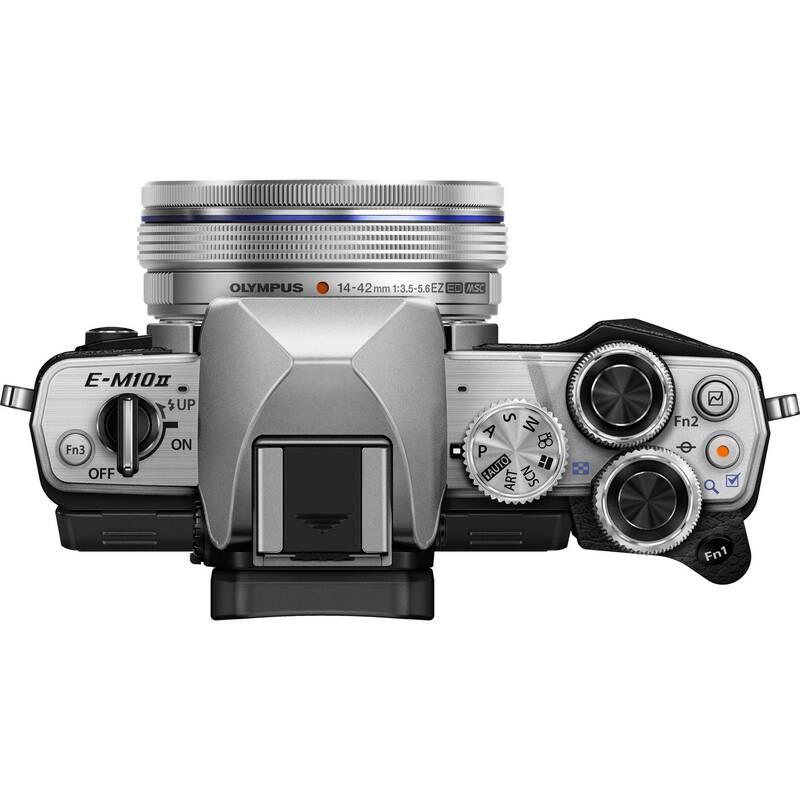 Digitální fotoaparát Olympus E-M10 Mark II 14-42 KIT stříbrný, Digitální, fotoaparát, Olympus, E-M10, Mark, II, 14-42, KIT, stříbrný