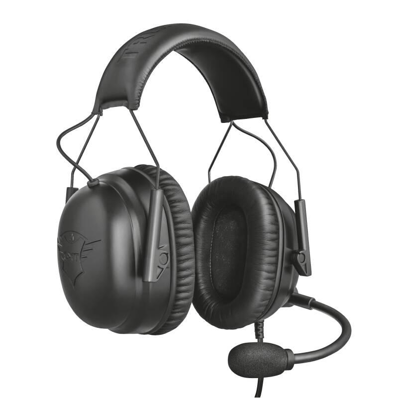 Headset Trust GXT 444 Wayman Pro černý