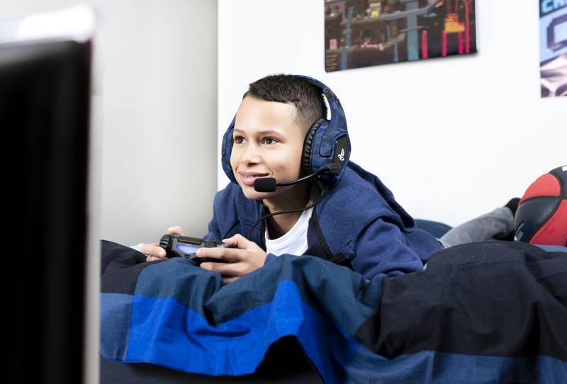 Headset Trust GXT 488 Forze-B Sony PS4 Licensed modrý