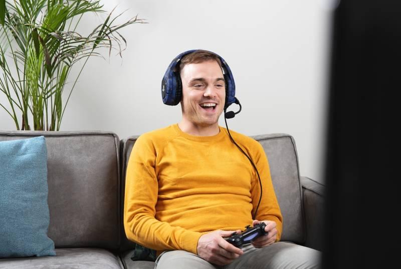 Headset Trust GXT 488 Forze-B Sony PS4 Licensed modrý