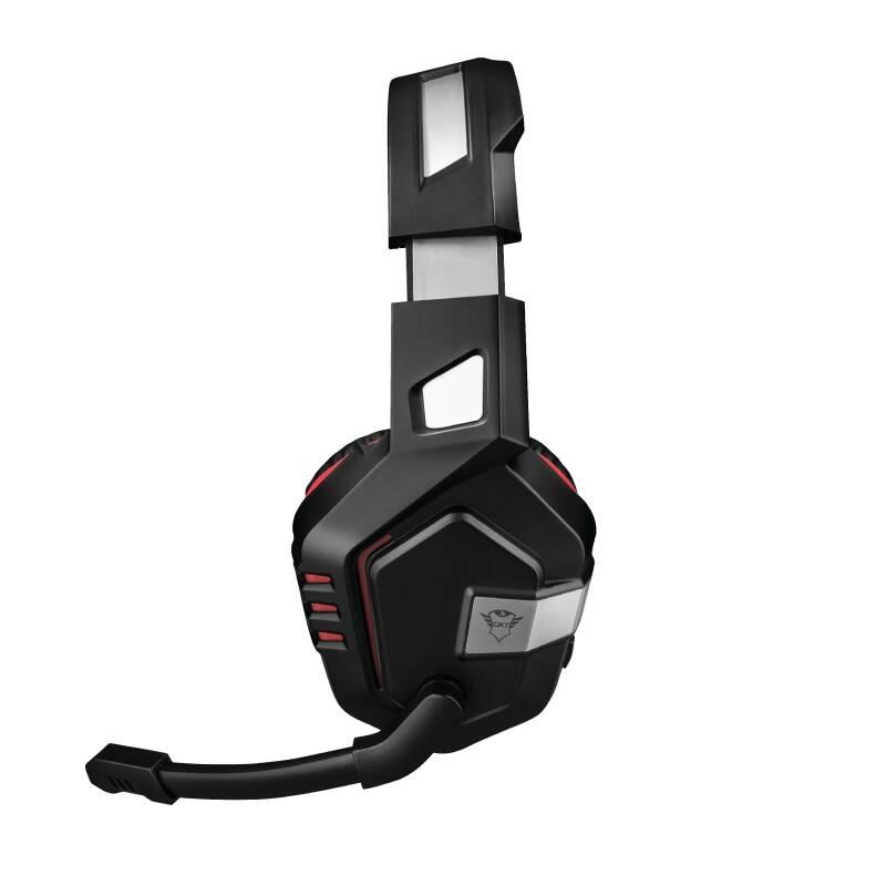 Headset Trust GXT390 Juga černý červený