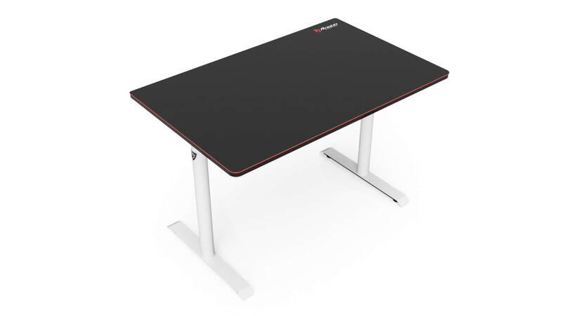 Herní stůl Arozzi Arena Leggero 114 x 72 cm černý bílý