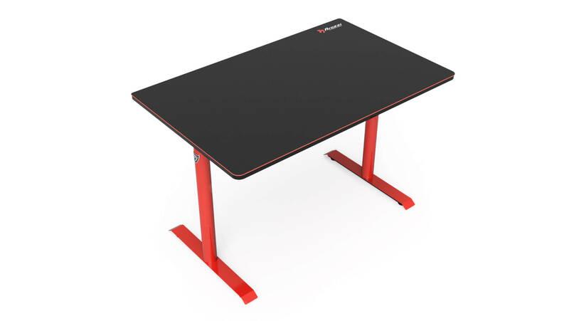 Herní stůl Arozzi Arena Leggero 114 x 72 cm černý červený
