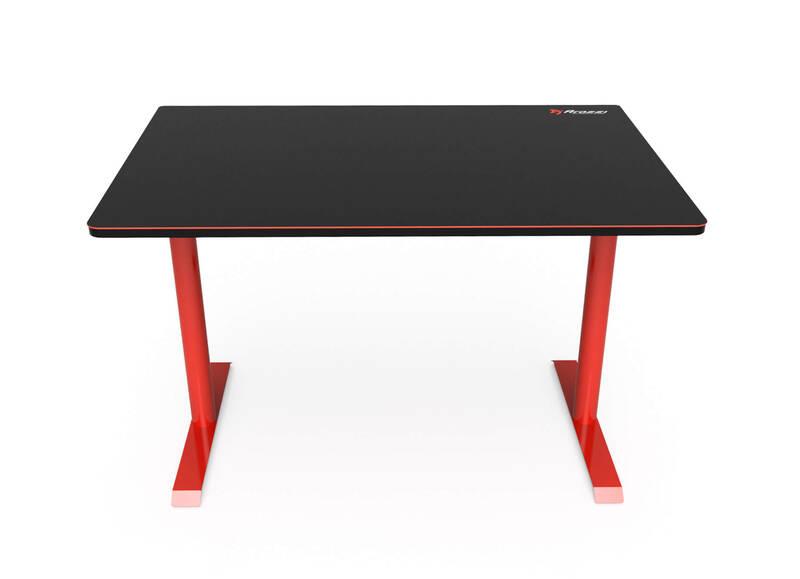 Herní stůl Arozzi Arena Leggero 114 x 72 cm černý červený
