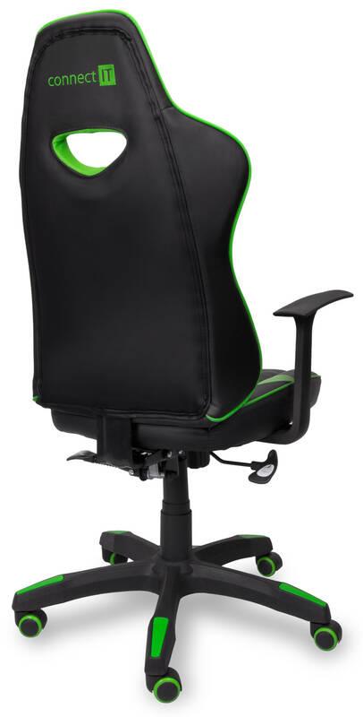 Herní židle Connect IT LeMans Pro černá zelená