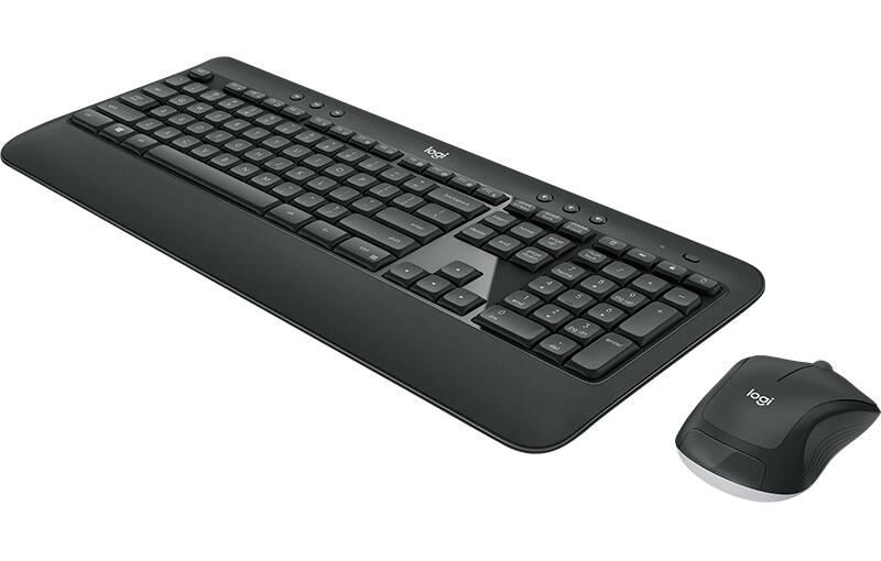 Klávesnice s myší Logitech Advanced Combo, CZ SK černá