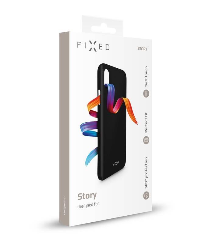 Kryt na mobil FIXED Story pro Samsung Galaxy A51 černý