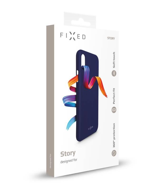 Kryt na mobil FIXED Story pro Samsung Galaxy A51 modrý