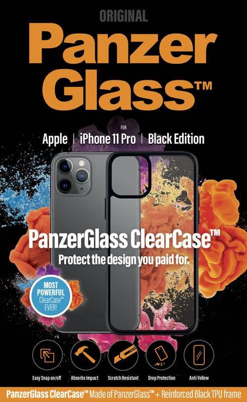 Kryt na mobil PanzerGlass pro Apple iPhone 11 Pro černý průhledný
