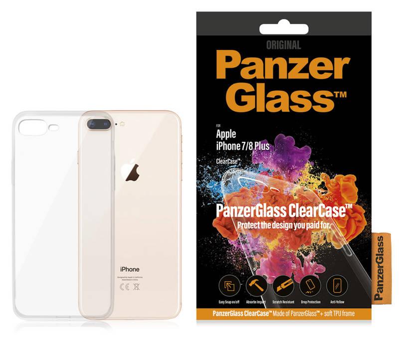 Kryt na mobil PanzerGlass pro Apple iPhone 7 8 Plus průhledný