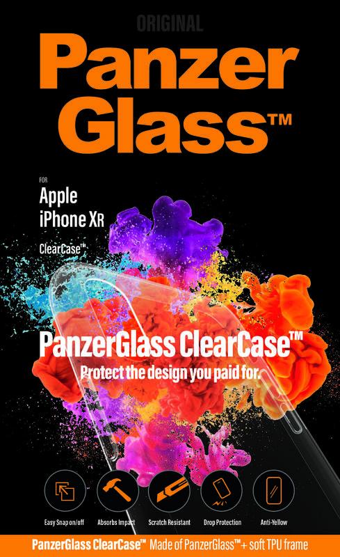 Kryt na mobil PanzerGlass pro Apple iPhone XR průhledný, Kryt, na, mobil, PanzerGlass, pro, Apple, iPhone, XR, průhledný