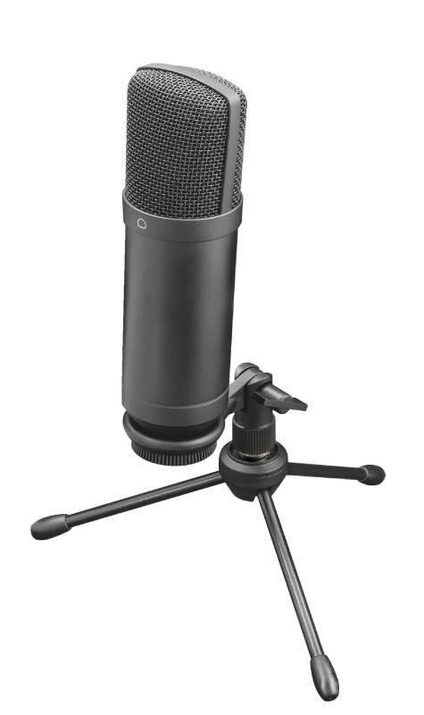 Mikrofon Trust GXT 252 Emita Plus černý, Mikrofon, Trust, GXT, 252, Emita, Plus, černý