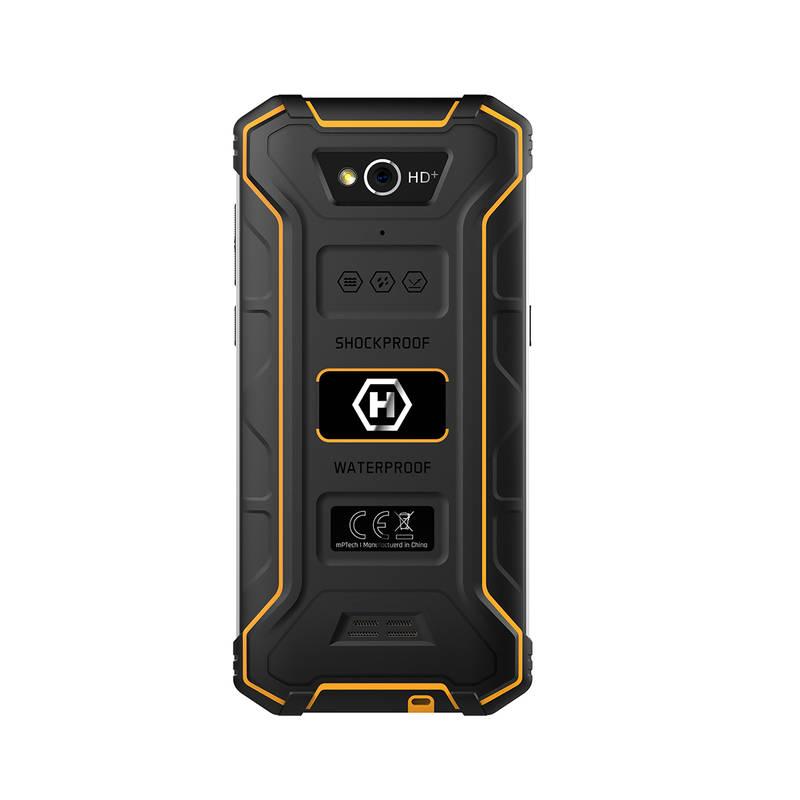 Mobilní telefon myPhone Hammer Energy 2 černý oranžový