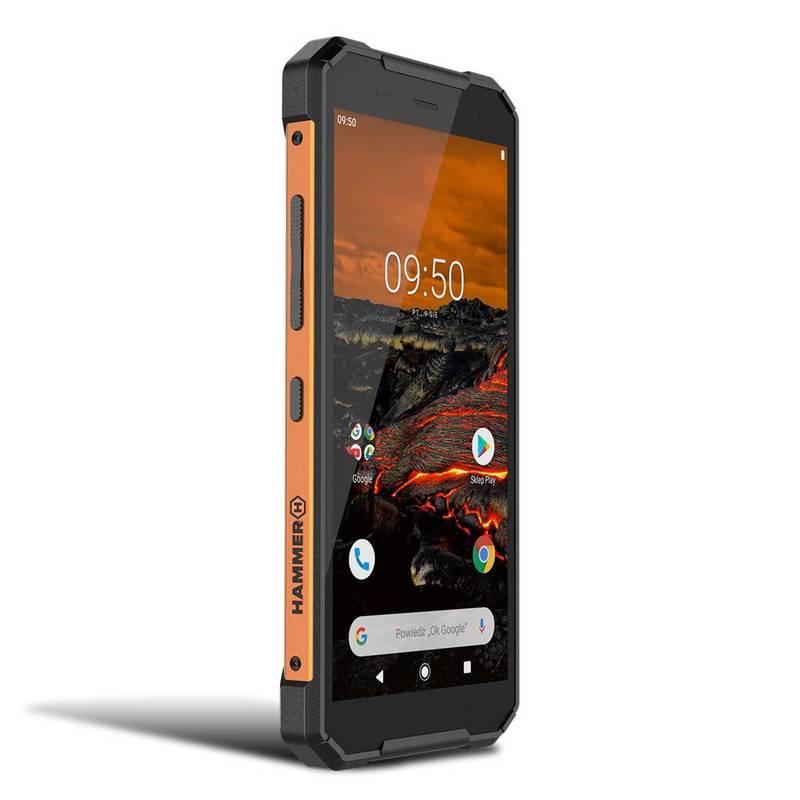 Mobilní telefon myPhone Hammer Explorer černý oranžový, Mobilní, telefon, myPhone, Hammer, Explorer, černý, oranžový