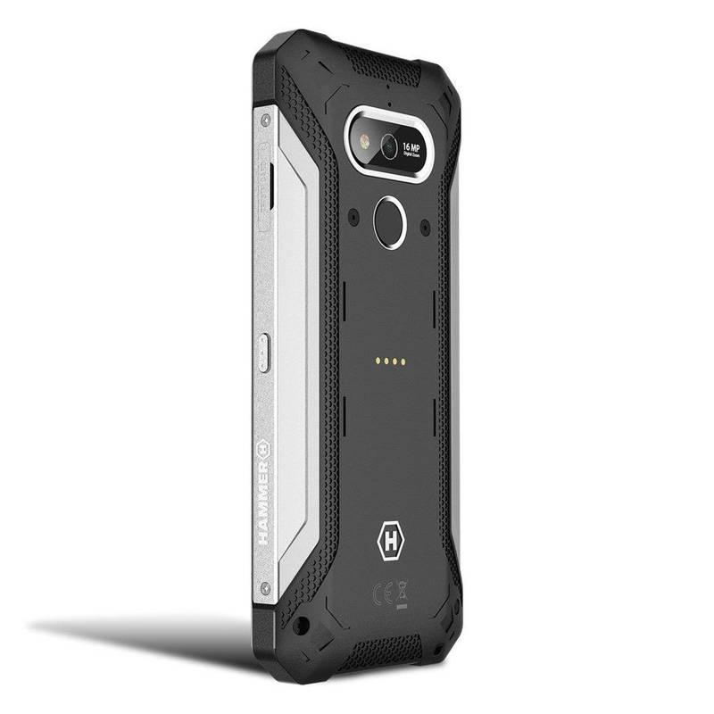 Mobilní telefon myPhone Hammer Explorer černý stříbrný