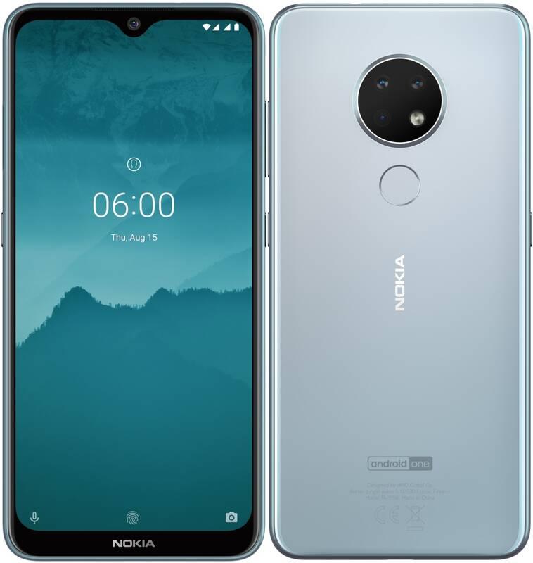 Mobilní telefon Nokia 6.2 Dual SIM stříbrný