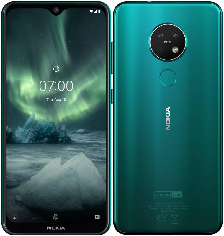 Mobilní telefon Nokia 7.2 Dual SIM zelený