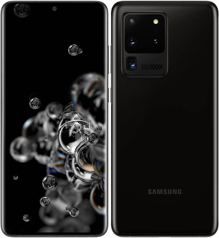 Mobilní telefon Samsung Galaxy S20 Ultra 5G černý, Mobilní, telefon, Samsung, Galaxy, S20, Ultra, 5G, černý