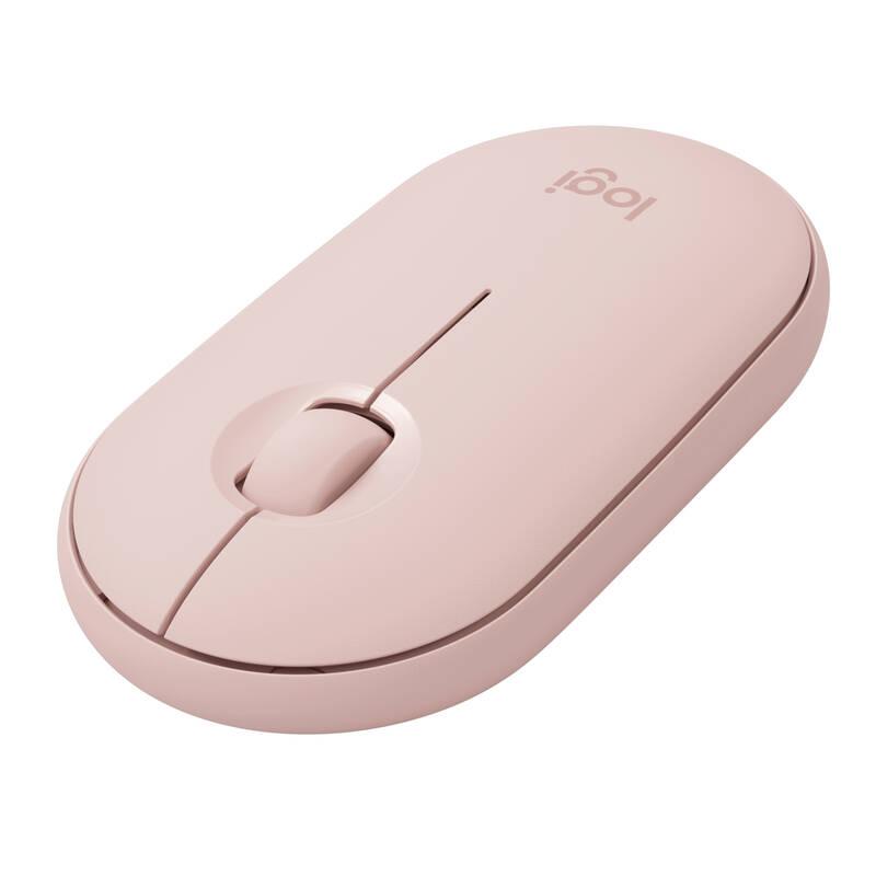 Myš Logitech Pebble M350 růžová