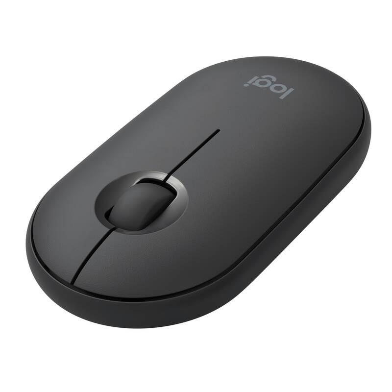 Myš Logitech Pebble M350 šedá, Myš, Logitech, Pebble, M350, šedá