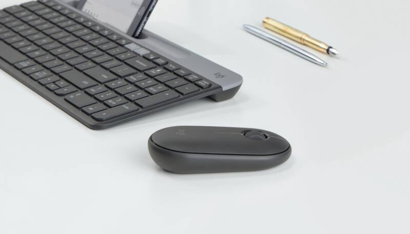 Myš Logitech Pebble M350 šedá