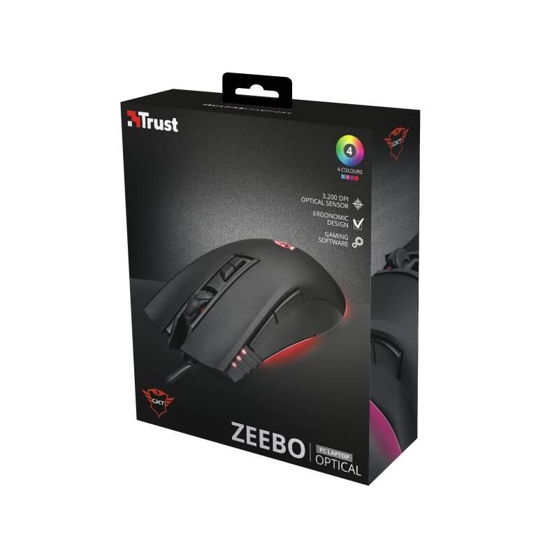Myš Trust GXT 121 Zeebo černá