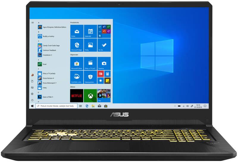 Notebook Asus TUF Gaming FX705DU-H7104T černý