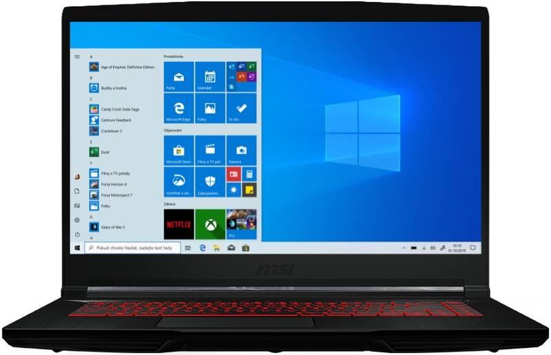 Notebook MSI GF65 Thin 9SD černý