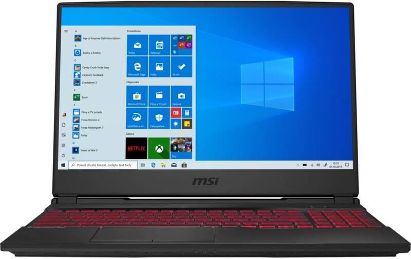 Notebook MSI GL65 9SD černý