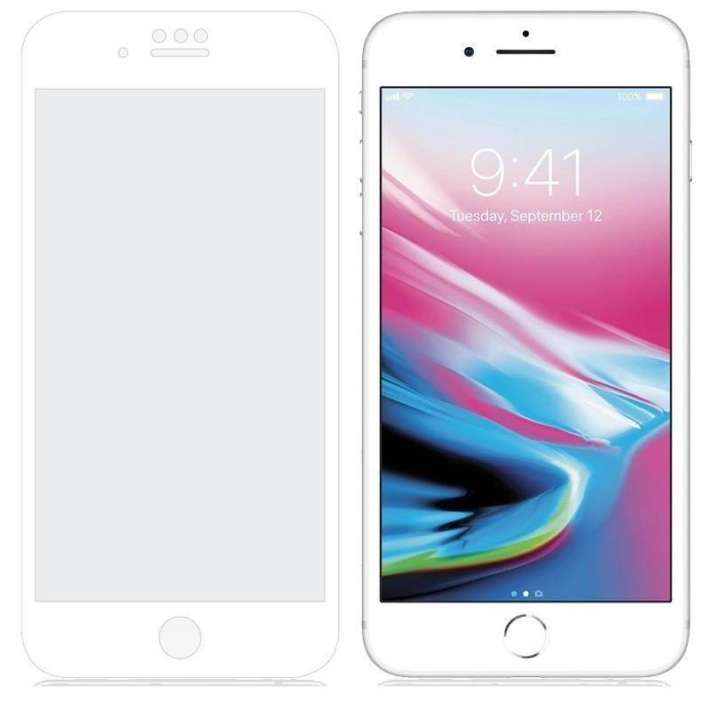 Ochranné sklo PanzerGlass Edge-to-Edge pro Apple iPhone 6 6s 7 8 Plus bílé