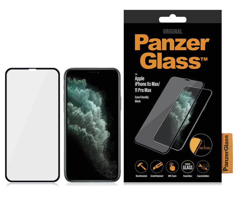 Ochranné sklo PanzerGlass Edge-to-Edge pro Apple iPhone Xs Max 11 Pro Max černé