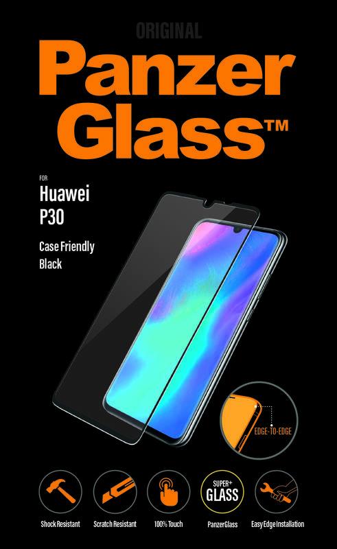 Ochranné sklo PanzerGlass Edge-to-Edge pro Huawei P30 černé