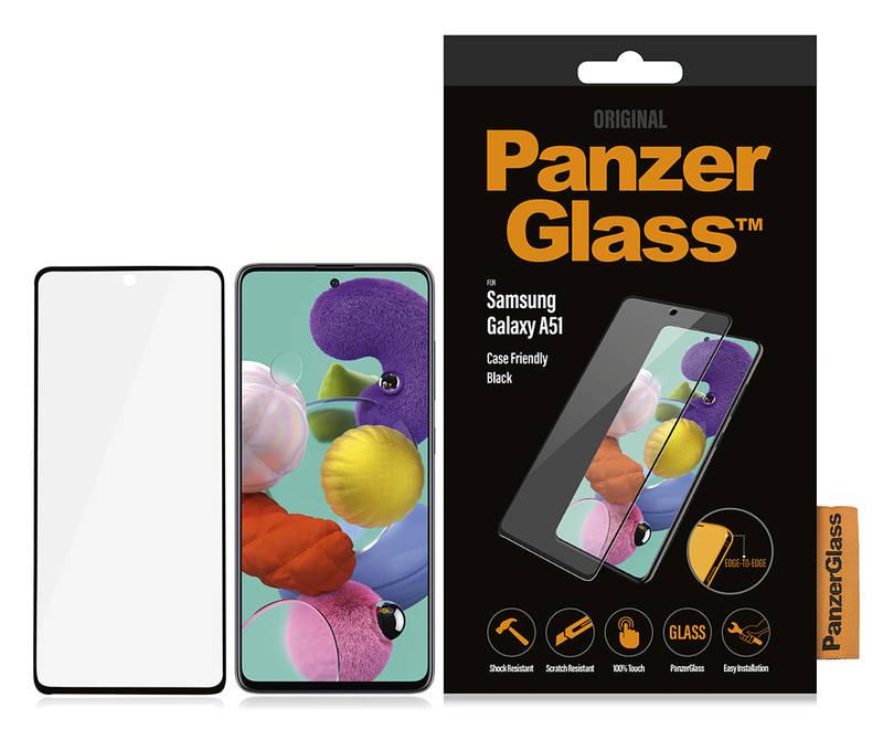 Ochranné sklo PanzerGlass Edge-to-Edge pro Samsung Galaxy A51 černé