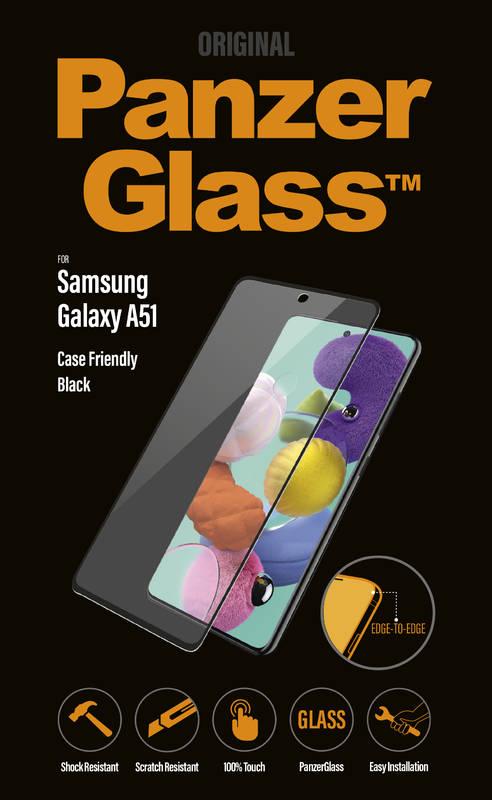 Ochranné sklo PanzerGlass Edge-to-Edge pro Samsung Galaxy A51 černé