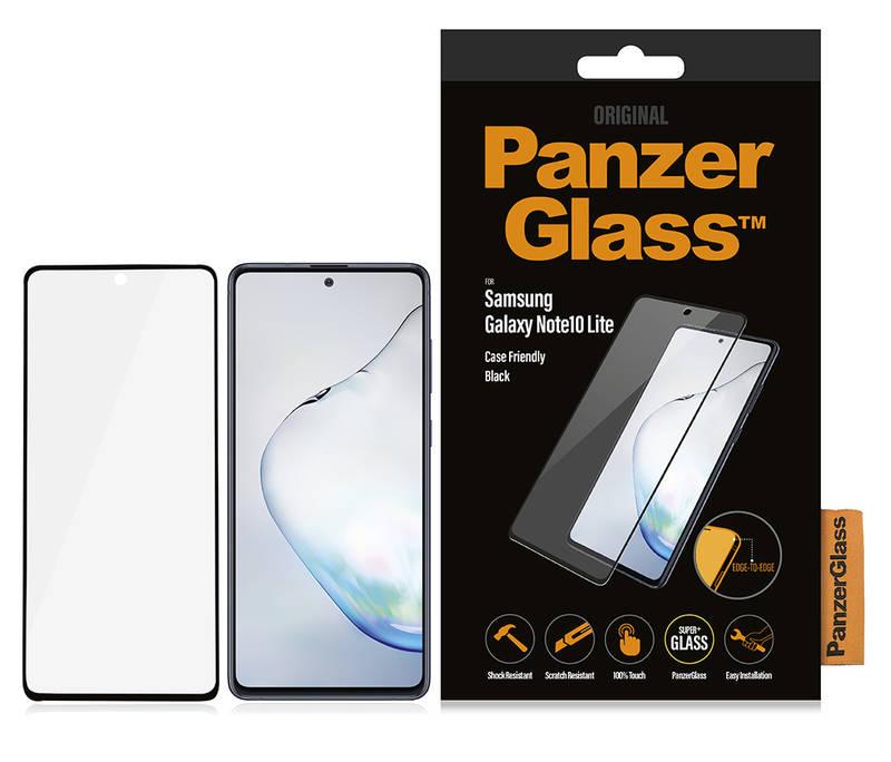 Ochranné sklo PanzerGlass Edge-to-Edge pro Samsung Galaxy Note 10 Lite černé