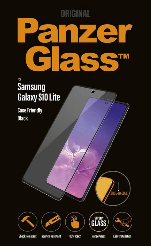 Ochranné sklo PanzerGlass Edge-to-Edge pro Samsung Galaxy S10 Lite černé